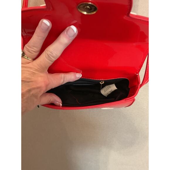 Retro Inspired Red Mod/Hippy Crossbody Purse - Picture 6 of 8